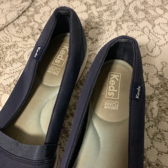 Keds Cali II Womens Canvas Slip On Navy Sneakers Size 8.5 - Picture 2 of 5